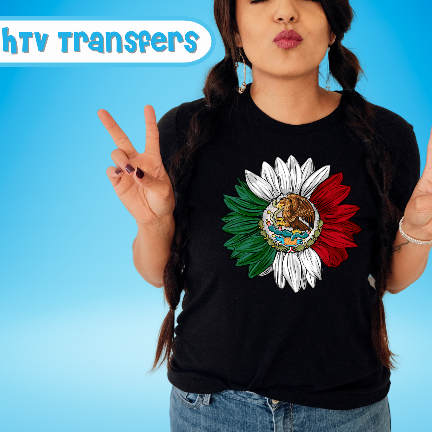 HTV Transfer Adults- Sunflower Mexicana