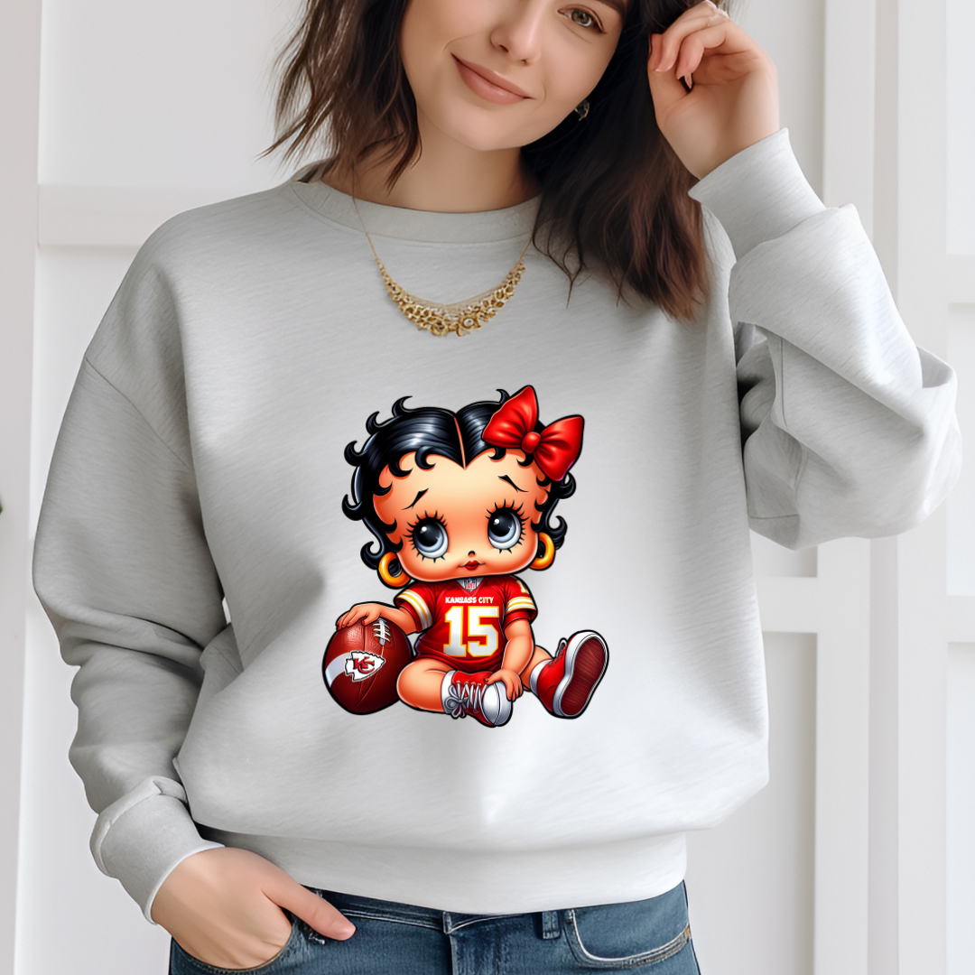 DTF Transfers- Betty Kansas City Chiefs – Rose Chic Craft Co