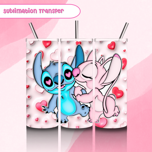 Sublimation Tumbler Transfer 20 oz- Angel & Stitch