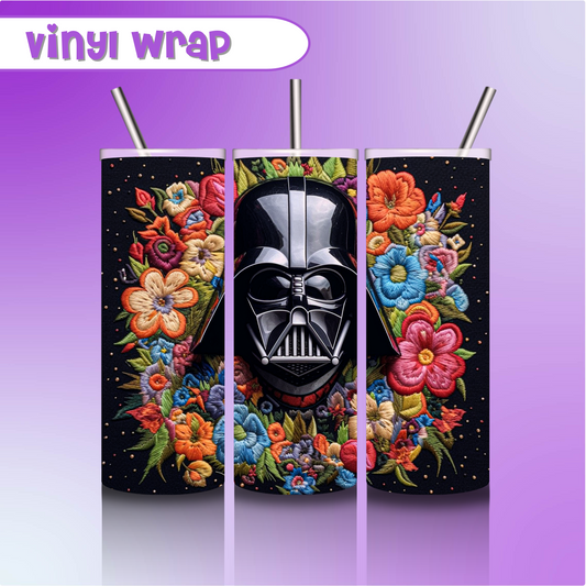 Vinyl Tumbler Wrap 20 oz- Dark Vader