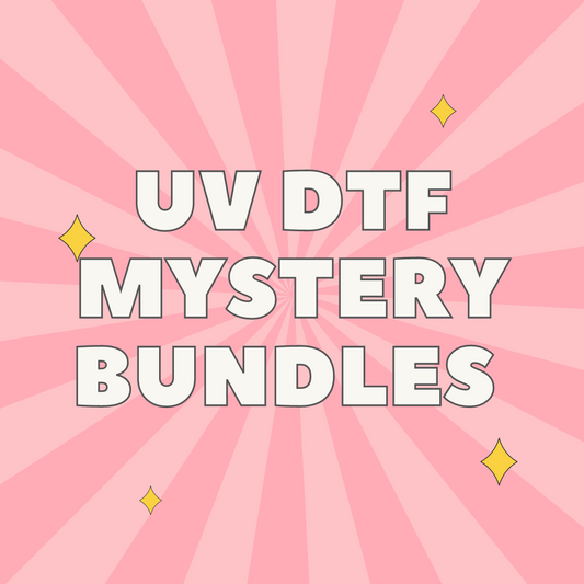 UV DTF MYSTERY BUNDLE- ( 5 OR 10 WRAPS)